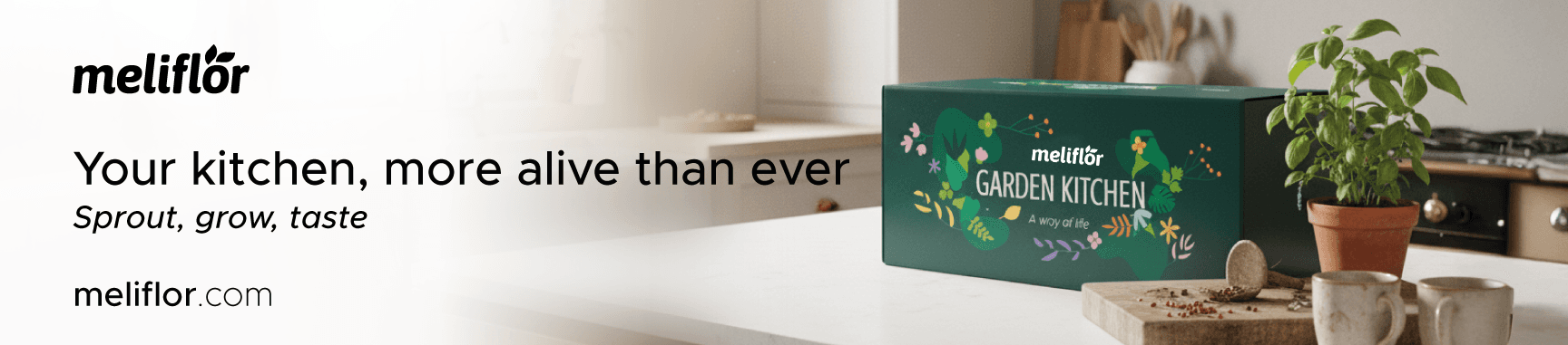 Reduce your water consumption by up to 70% with Meliflor watering pots.